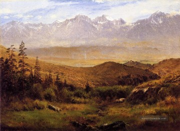 Landschaft auf der Ebene Werke - In den Ausläufern der Bergen Albert Bier